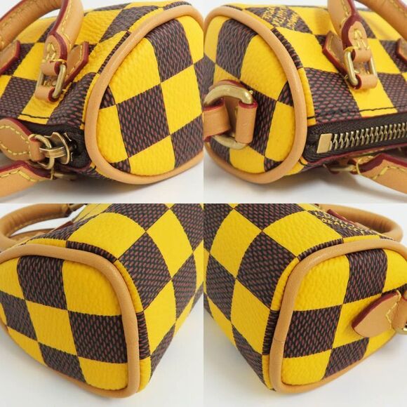Louis Vuitton Pouch Damier Pop Mini Speedy M01694 Yellow - Gdhardware - Picture 8 of 10